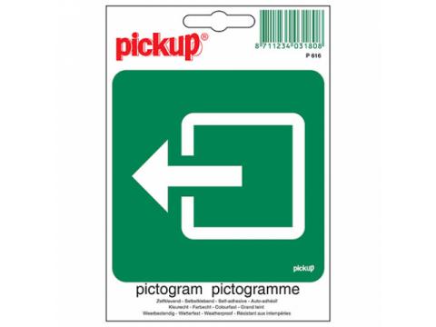 Pictogram 10x10cm Normale Uitgang
