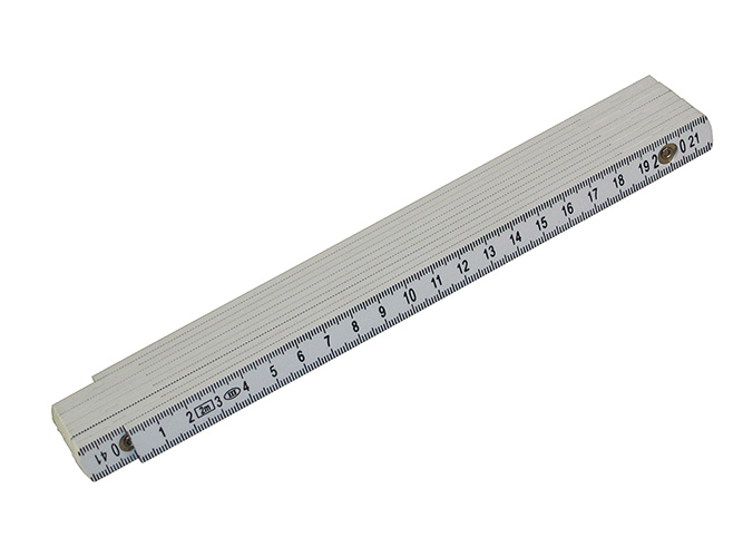 Metre Pliant Abs Blanc 2m