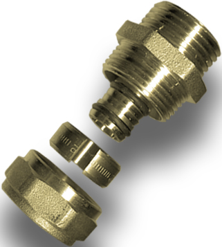 Manchon Bicône Droit 20 Mm X 3/4'' F Laiton