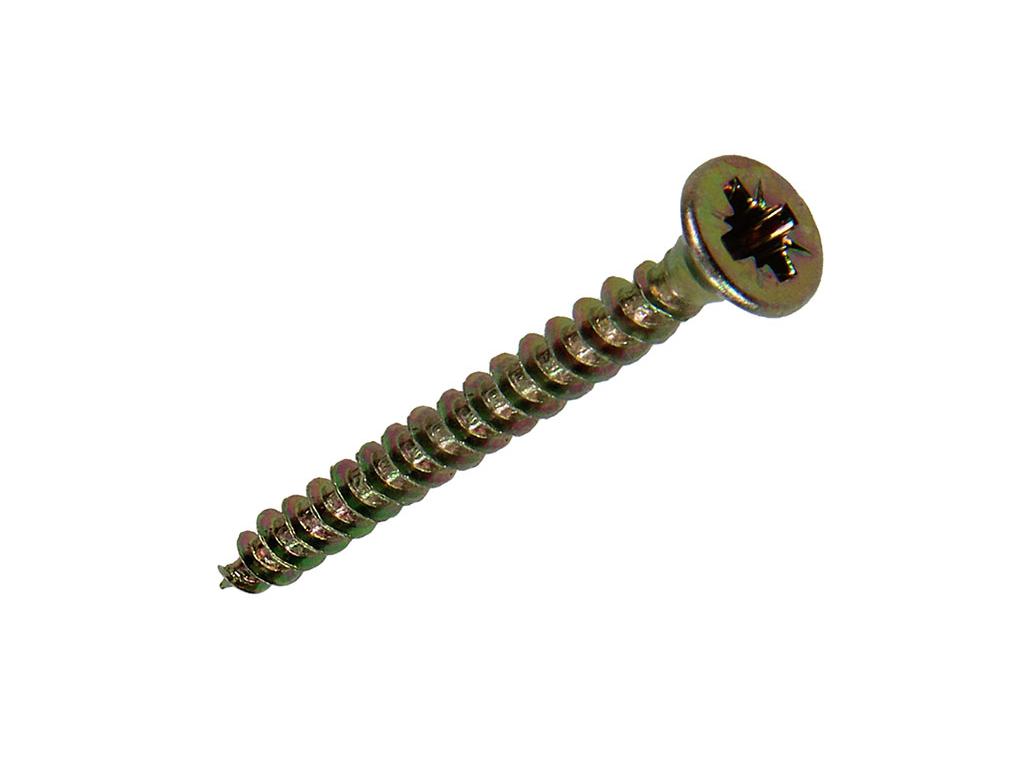 SPAANPLAATSCHROEVEN VZ KOP GEEL VZ 3,5X35MM - 200ST