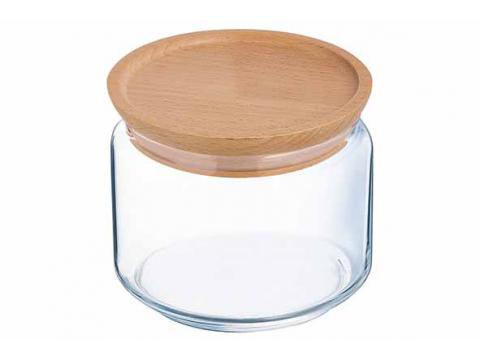 Voorraadpot Pure Jar Houten Deksel 0,50l
