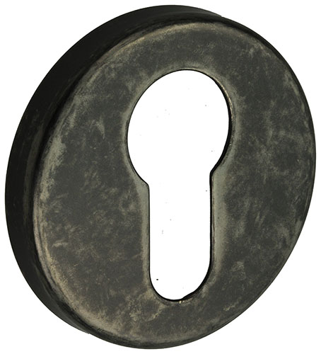 Sleutelrozetten Pz Messing Oud Zilver+nylon Onderconstructie - 2st