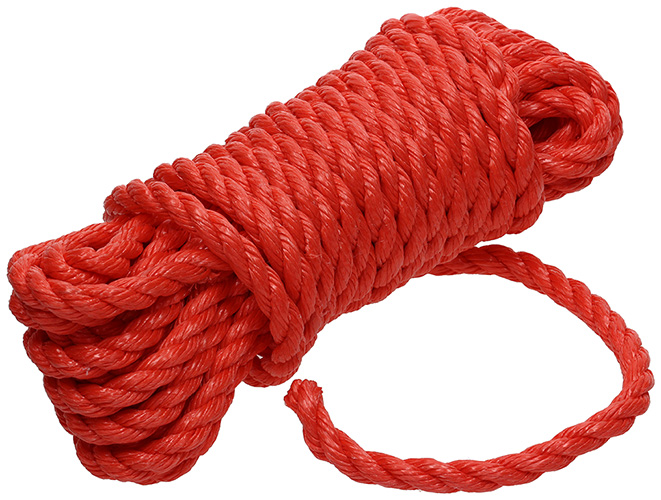 PP TOUW GEDRAAID ORANJE 12MM X 10M