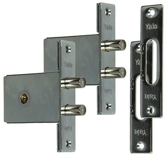 SERRURES DE SECURITE A ENTAILLER 2 DORMANTS FERMETURE IDENTIQUE  YALE - 2PC