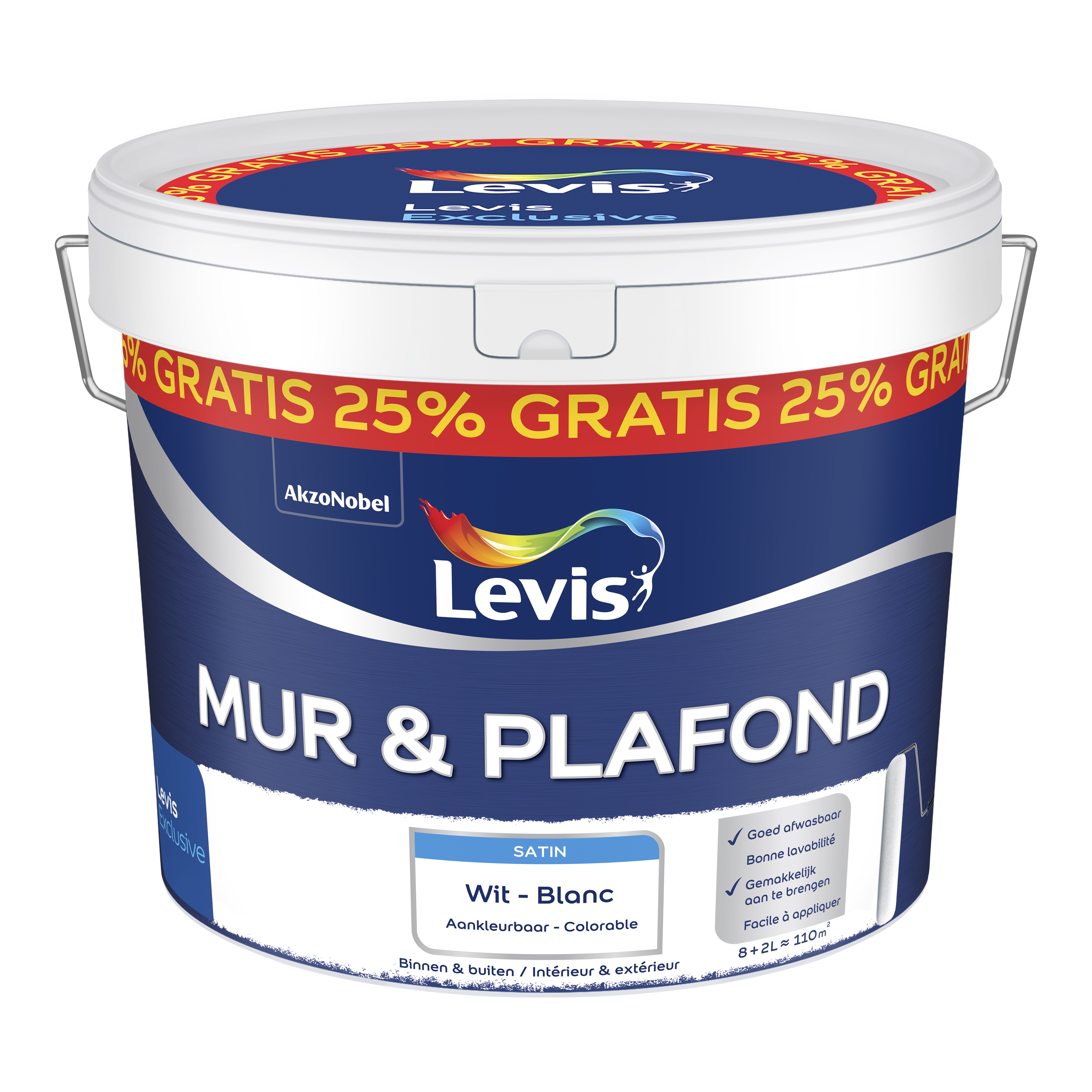 Plafondverf Store Mur & Satin 8+2 L