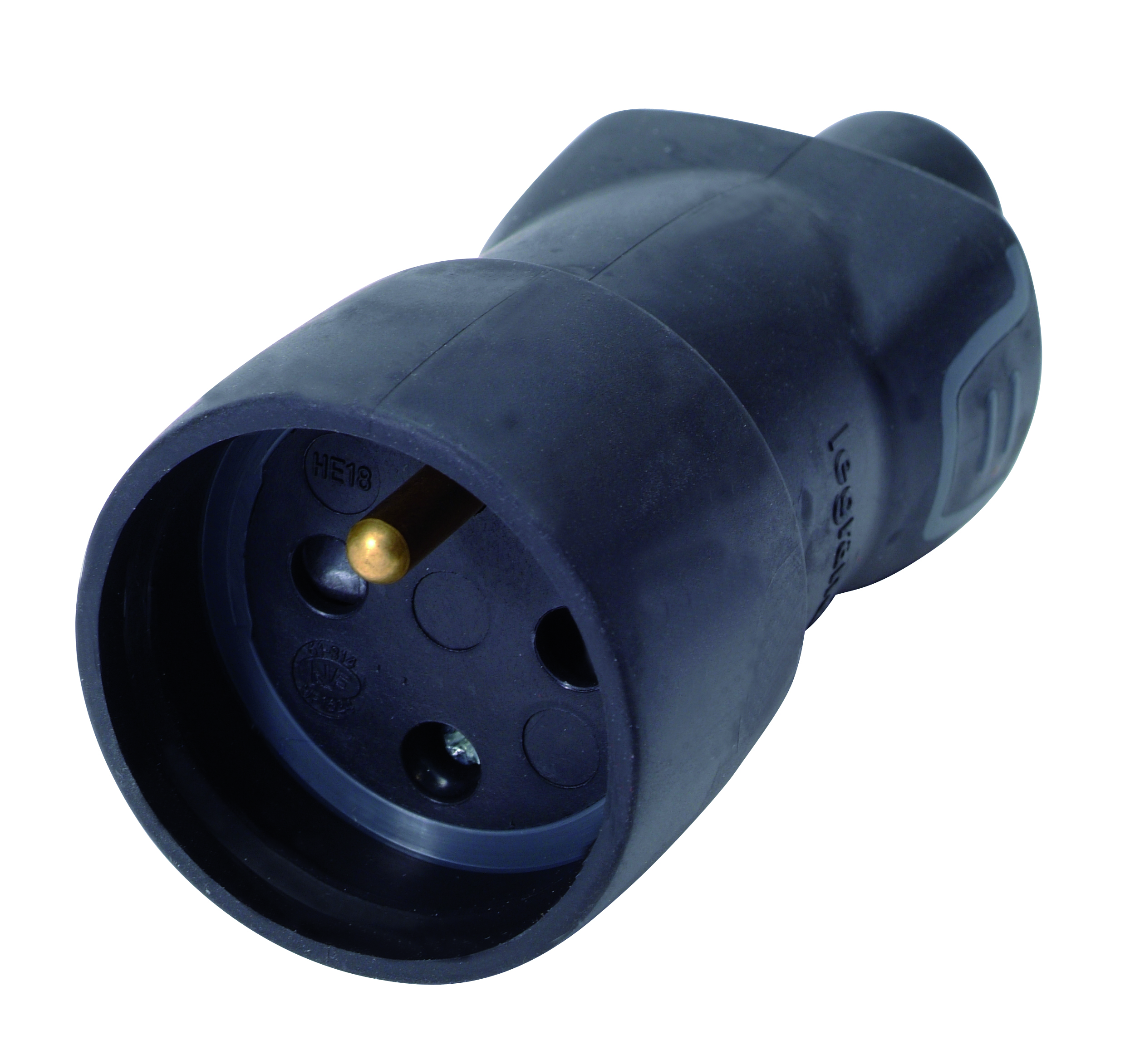 RUBBER TEGENSTEKKER IP44 2P+A