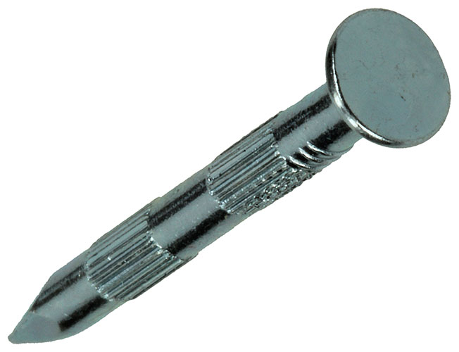 Stalen Ribnagels Ronde Kop Gehard Staalverzinkt 2,7x30mm (20 St)
