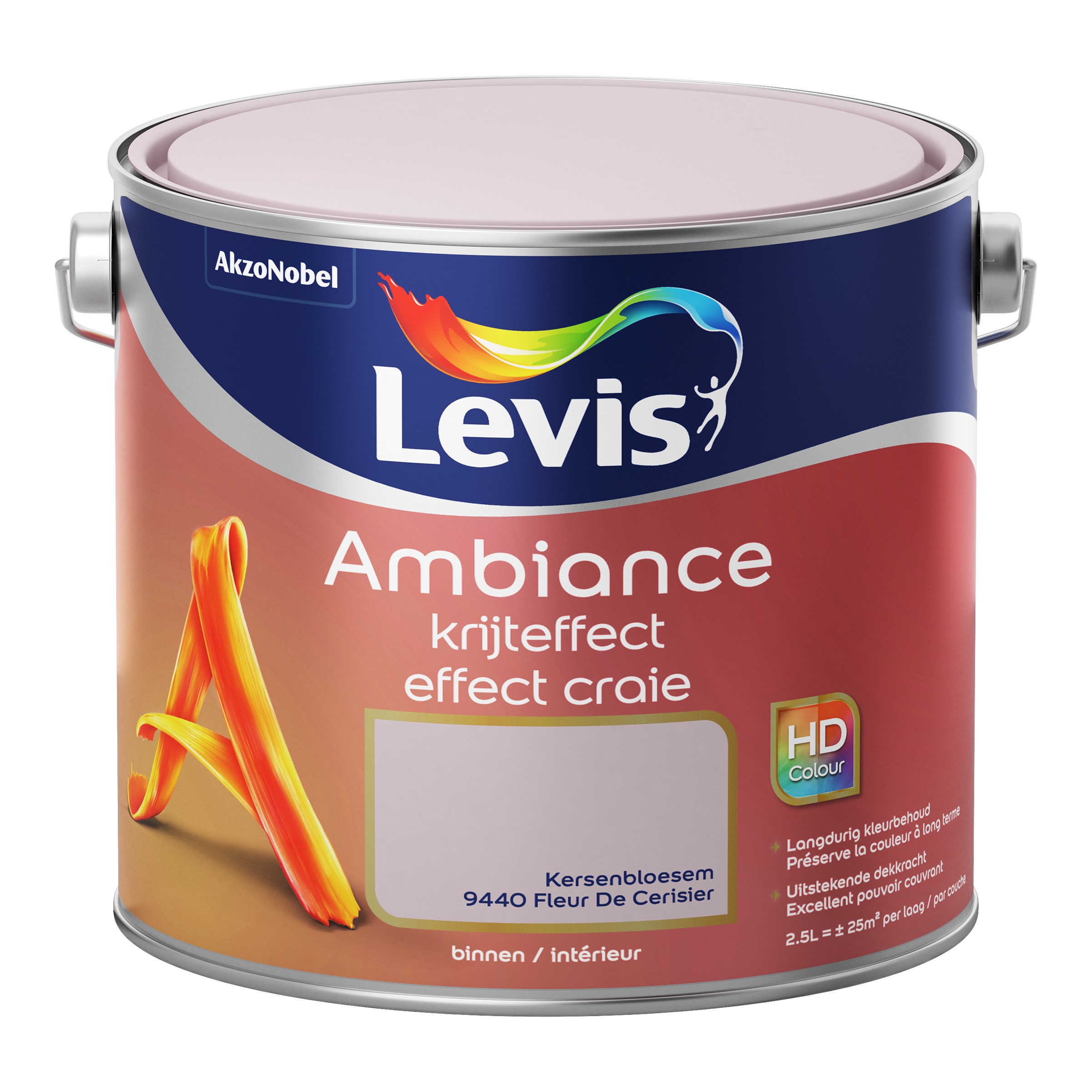 Peinture Murale Ambiance Effet Craie Fleur De Cerisier 2,5 L