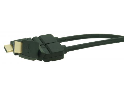 Snoer Hdmi Roterend & Haaks 1.5m - 2pc