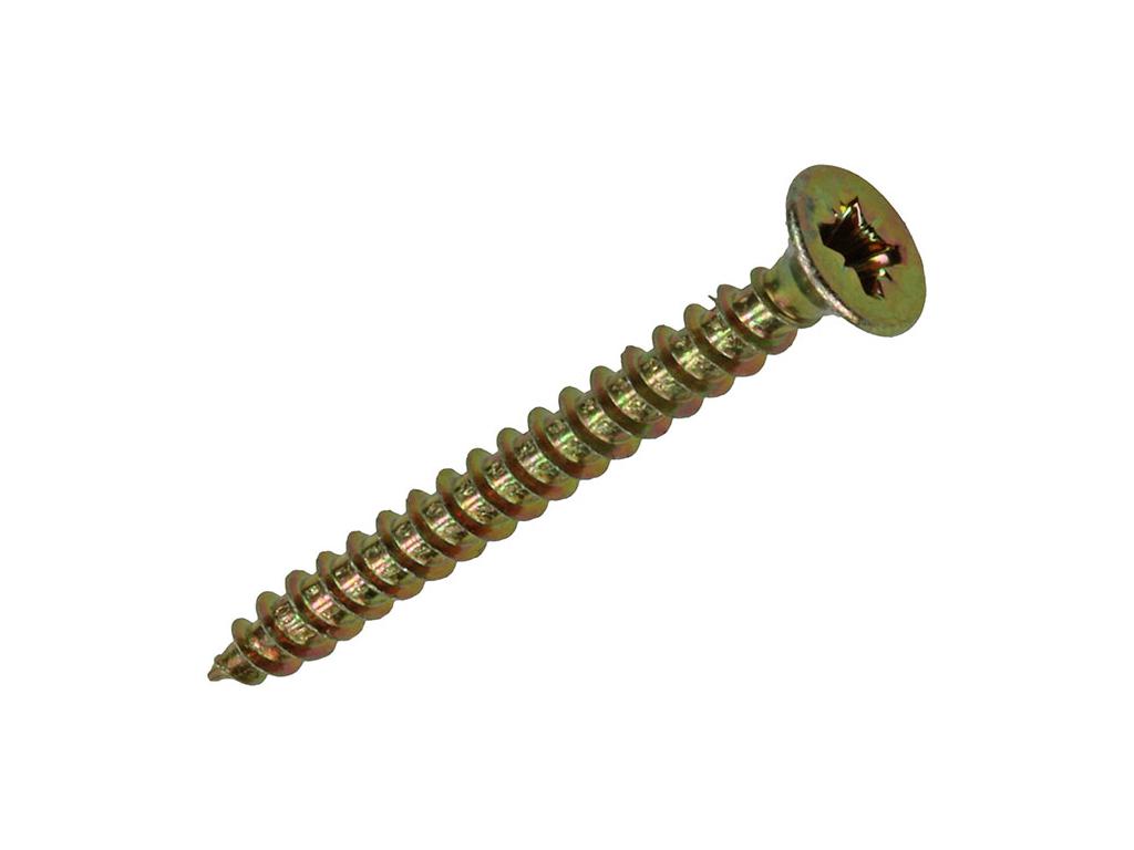 SPAANPLAATSCHROEVEN VZ KOP GEELVERZ. 3,0X30MM - 35ST