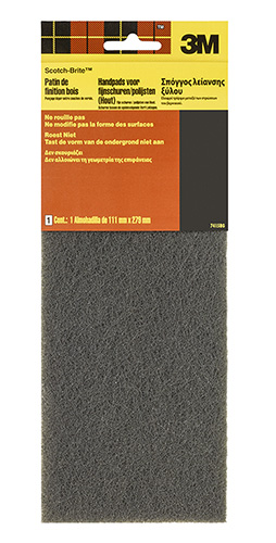 Handpad Voor Fijnschuren/polijsten Van Hout 111x279mm