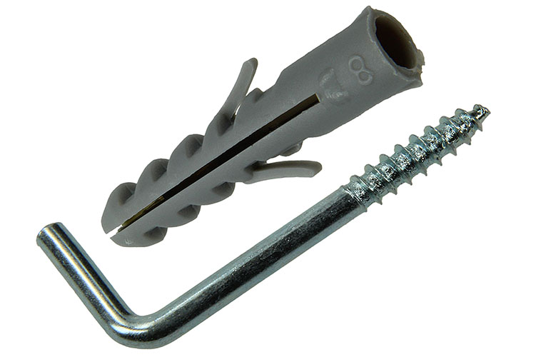 PLUGGEN POLYETHYLEEN 10MM+ CHROEFDUIM 6X60MM - 4ST