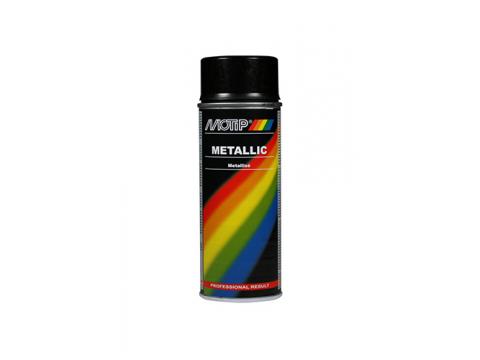 Spray Acryl Metallic Zwart 400ml