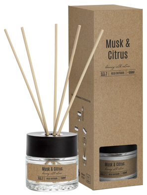 Geurdiffuser Kraft 50ml D6.3xh21cm