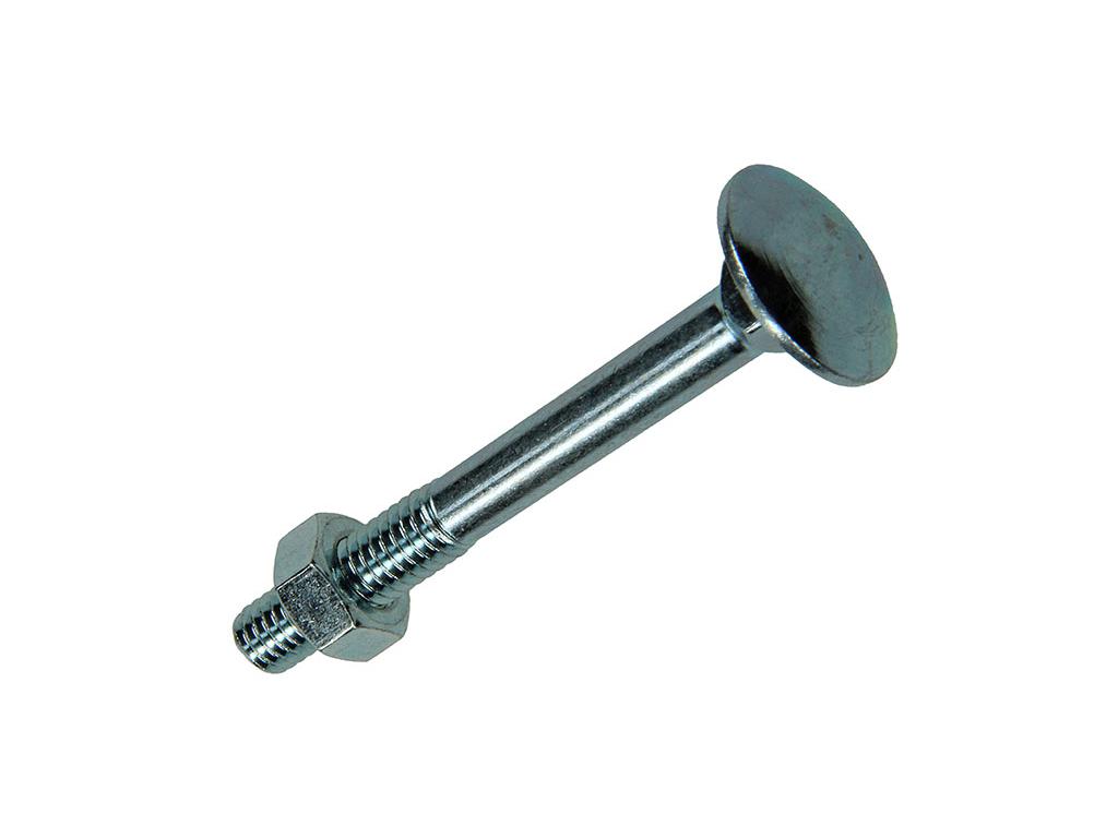HOUTBOUTEN+MOEREN VERZINKT M6X50MM - 26ST