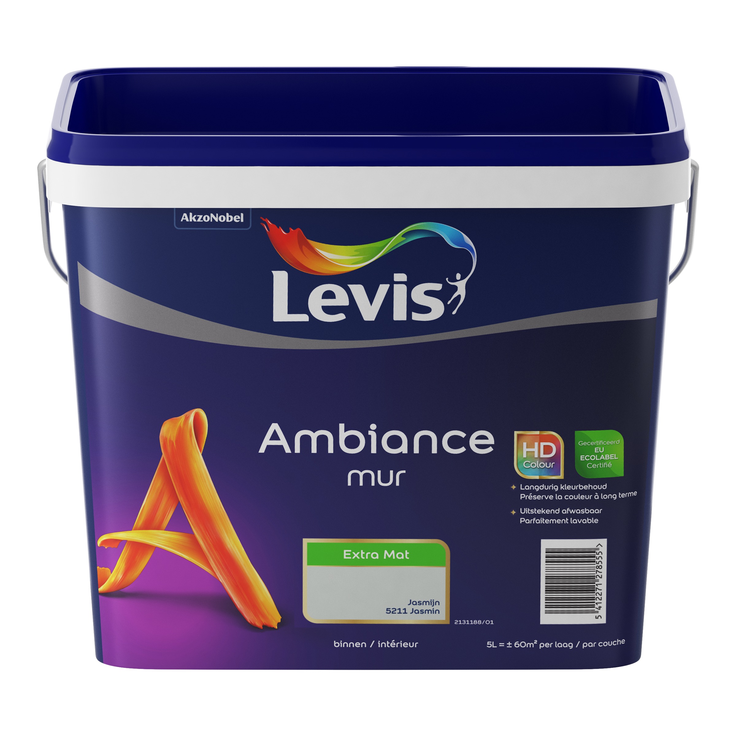 MUURVERF AMBIANCE MUR EXTRA MAT JASMIJN 5 L