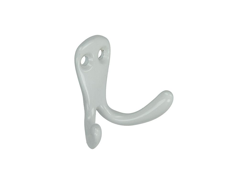 DUBBELE POTHAAK WIT EPOXY 38MM - 2 STUKS