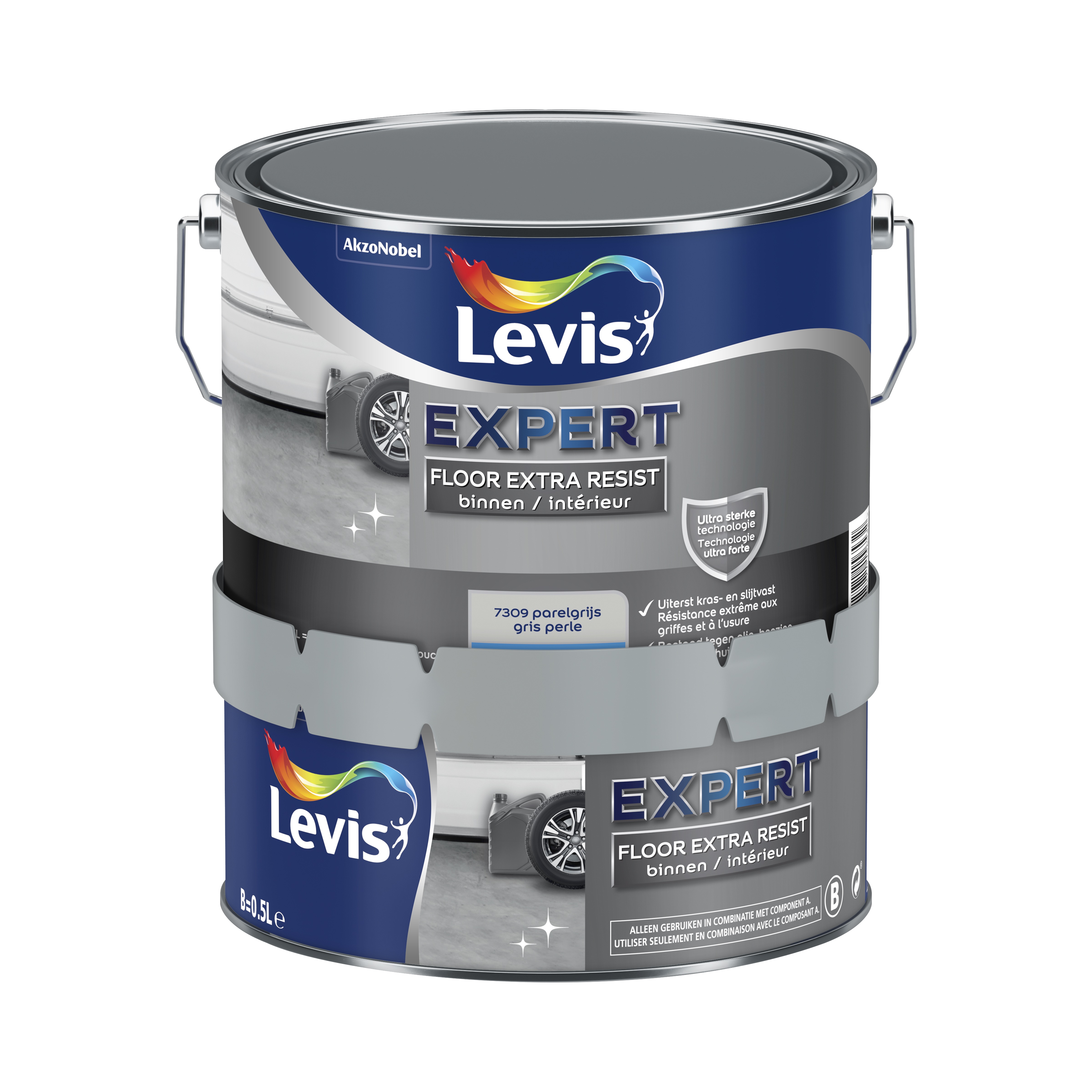 Peinture Sol Floor Extra Resist Gris Perle 2,5 L