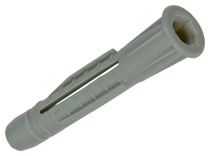 PLUGGEN POLYETHYLEEN MET KRAAG 8X50MM - 12ST