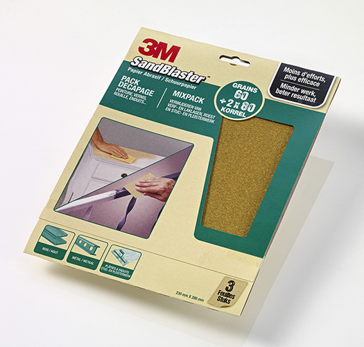 Set Schuurpapier Sandblaster 230x280mm (1xk60/2xk80)