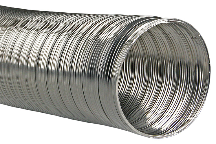 HARD FLEXIBEL LUCHTKANAAL SEMIDEC ALUMINIUM Ø 150 3000MM