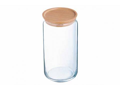Voorraadpot Pure Jar Houten Deksel 1.50l