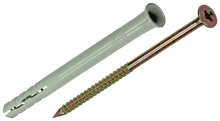 Nagelpluggen Nylon 8x100mm - 18st