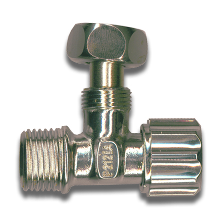 JACHTBAKKRAAN HAAKS 1/2'' M X 1/2'' F VERCHROOMDE MESSING