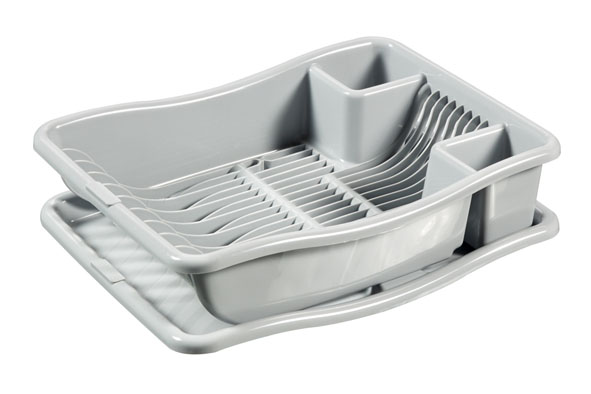 DRAINER AFDRUIPREK S EN PLATEAU LICHT GRIJS