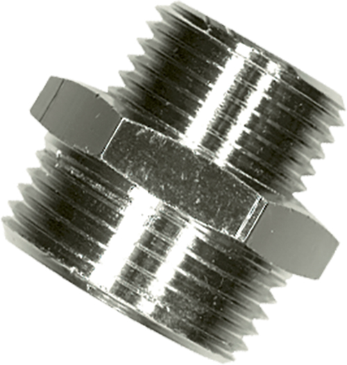 VERLOOPNIPPEL 1/2'' M X 3/8'' M VERCHROOMD