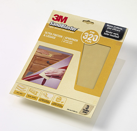 Schuurpapier Sandblaster 230x280mm K320 - 3 Stuks