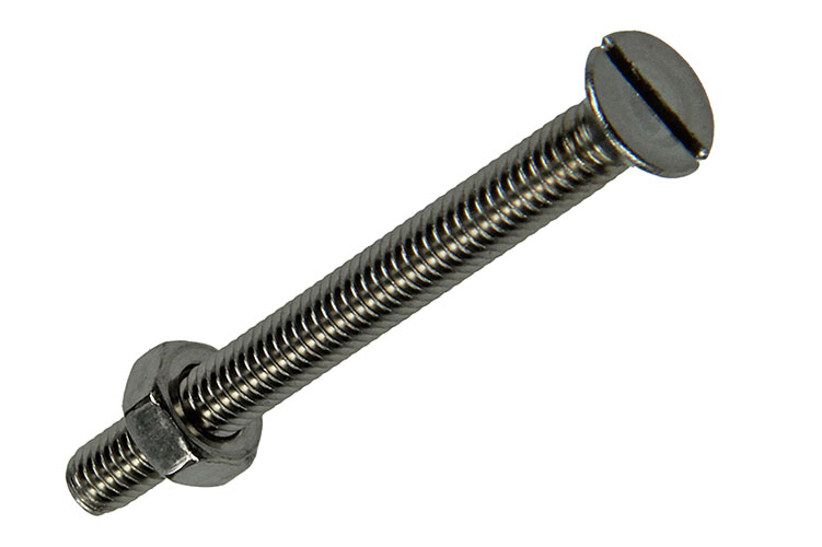 METAALSCHROEVEN VERZ. KOP+MOER RVS M4X40MM - 8ST