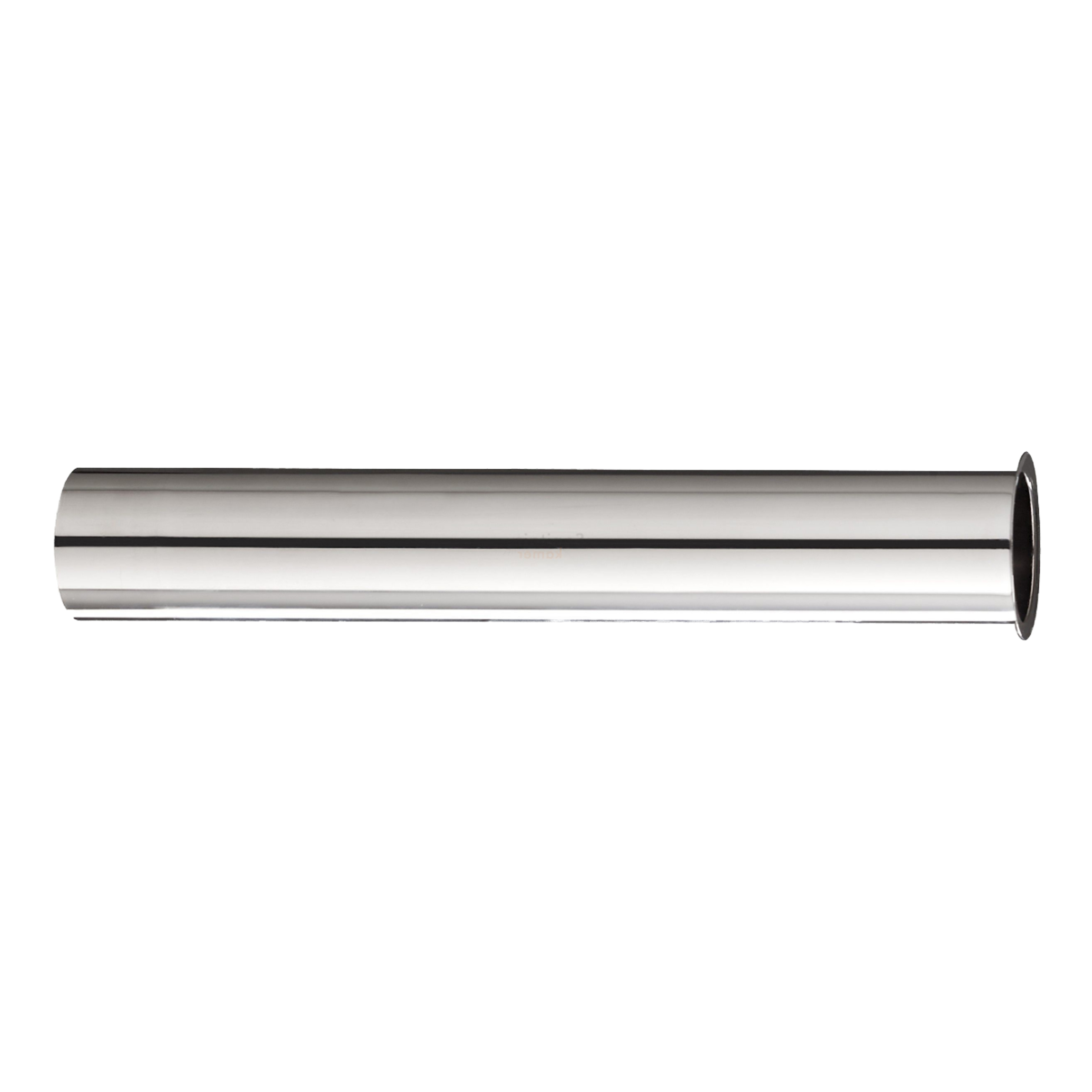 TUBE AVEC BOURRELET 32 X 300 MM LAITON CHROMÉ