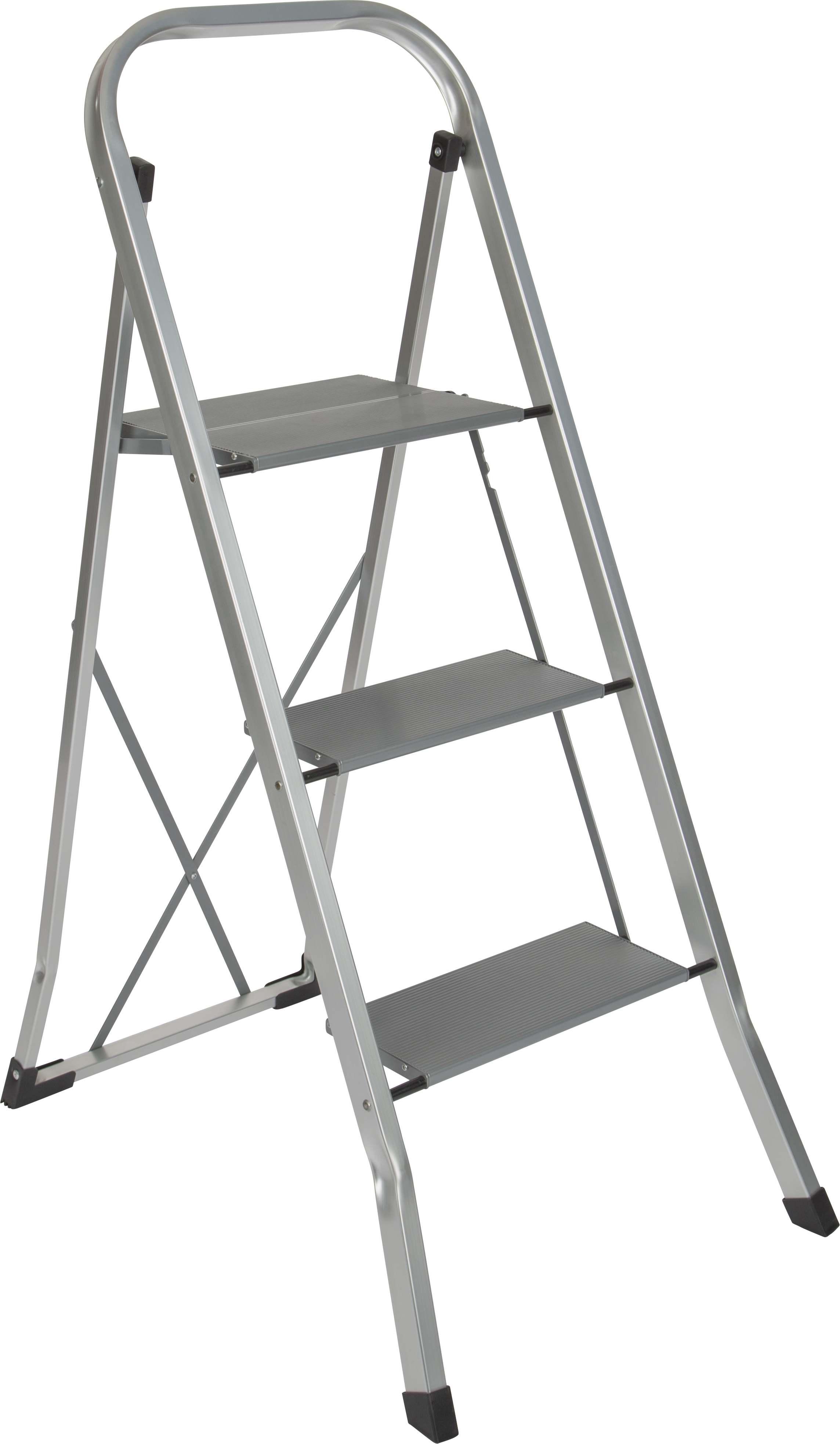 TRAPLADDER ALUMINIUM PRINCESS 3 BREDE TREDEN
