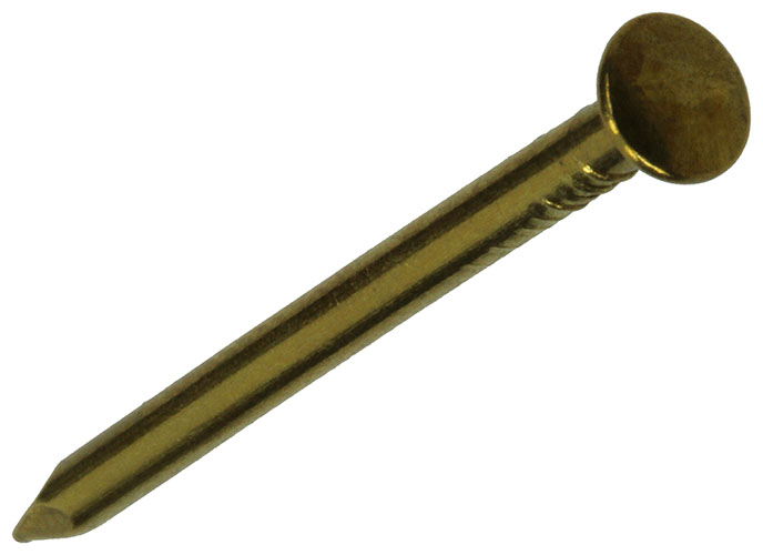 Nagels Ronde Kop Messing 1,8x30mm