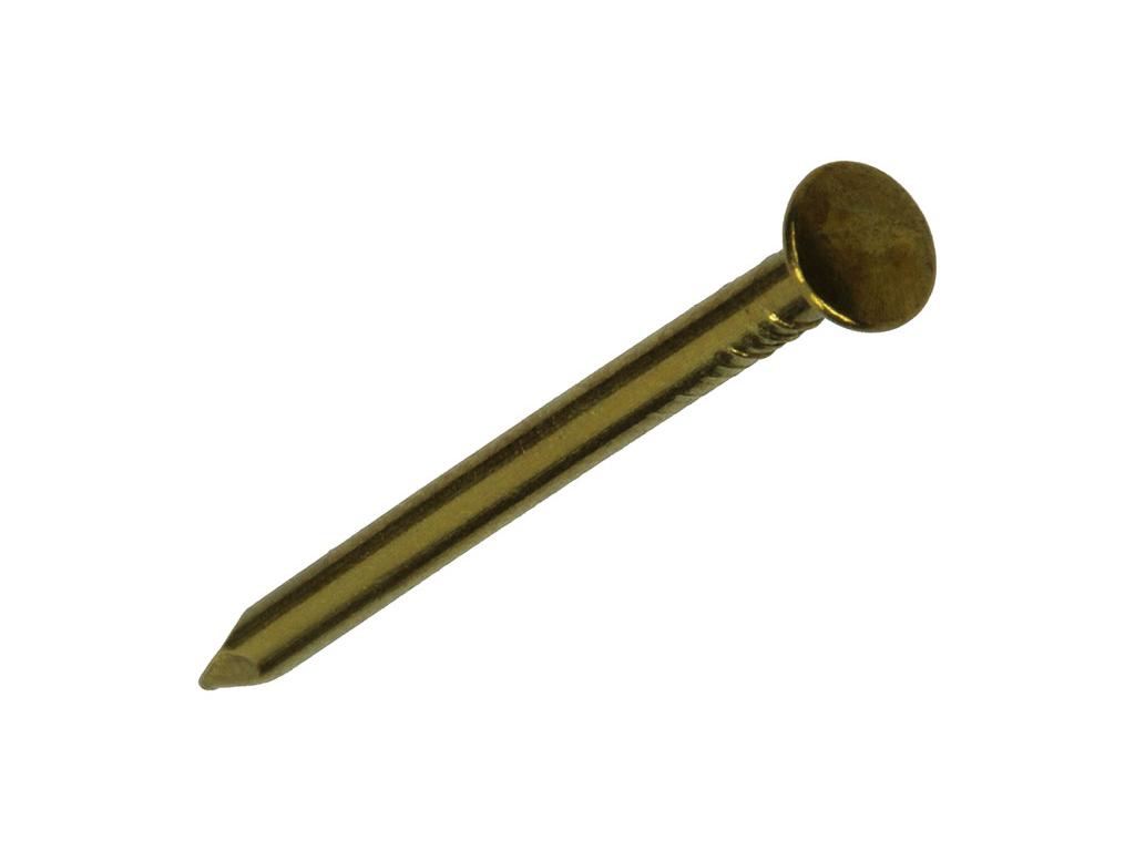NAGELS RONDE KOP MESSING 1,8X30MM