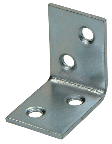 Stoelwinkelhaken Verzinkt 27x27x20x2mm - 8st