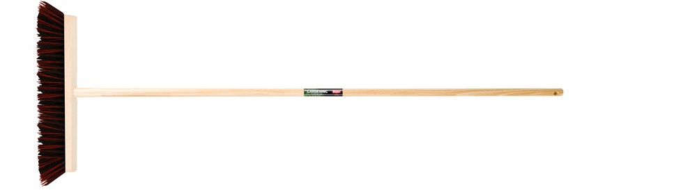 Zaalbezem 40cm Arenga/elaston Met Steel Es 140cm