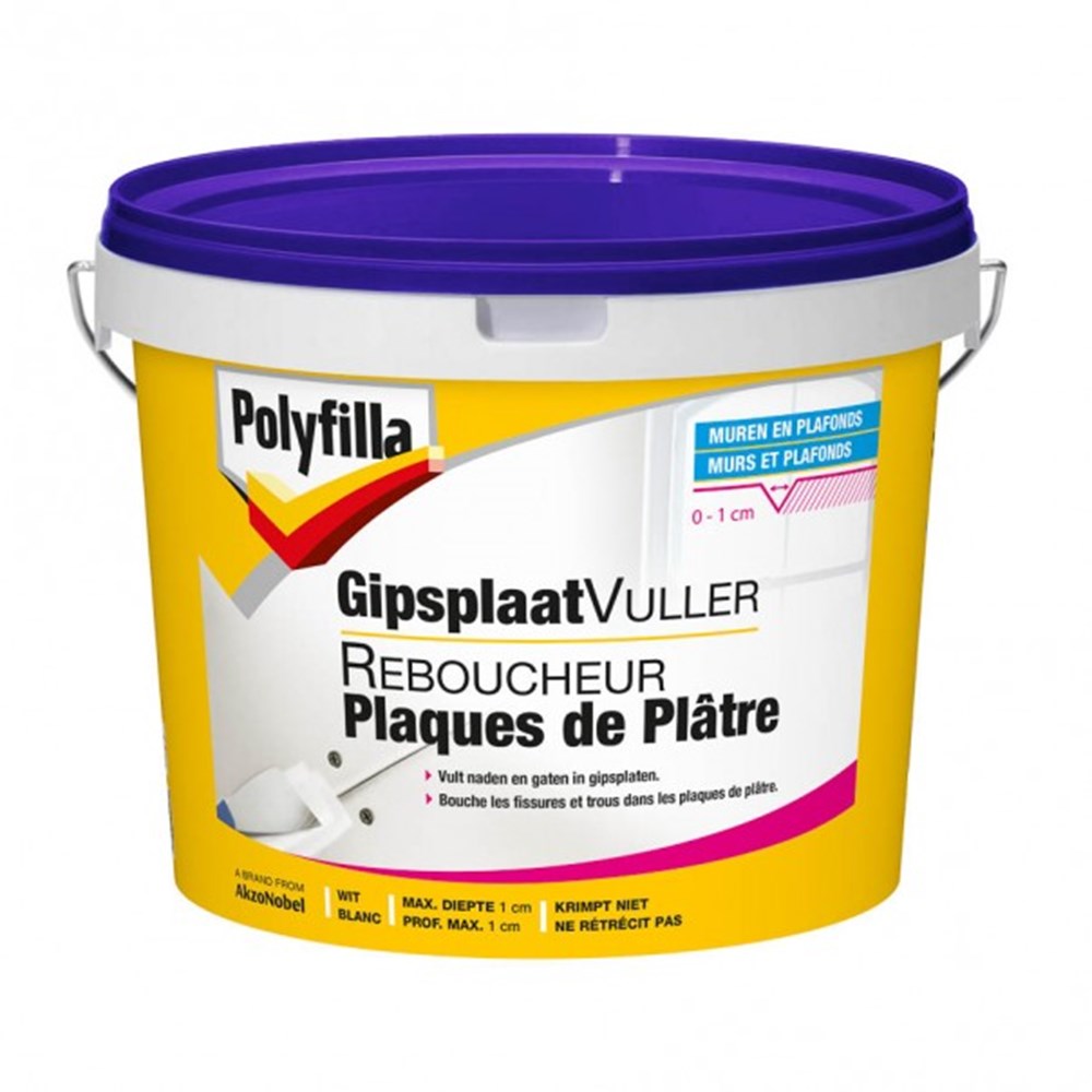 GIPSPLAATVULLER 5KG - POEDER