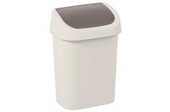 AFVALBAK MISTRAL SWING DEKSEL 10L WIT