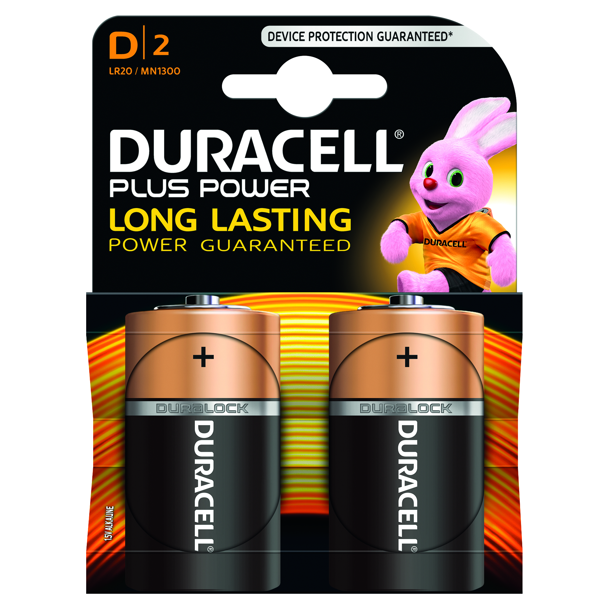 ALKALINE BATTERIJ D PLUS POWER 1.5V - 2ST