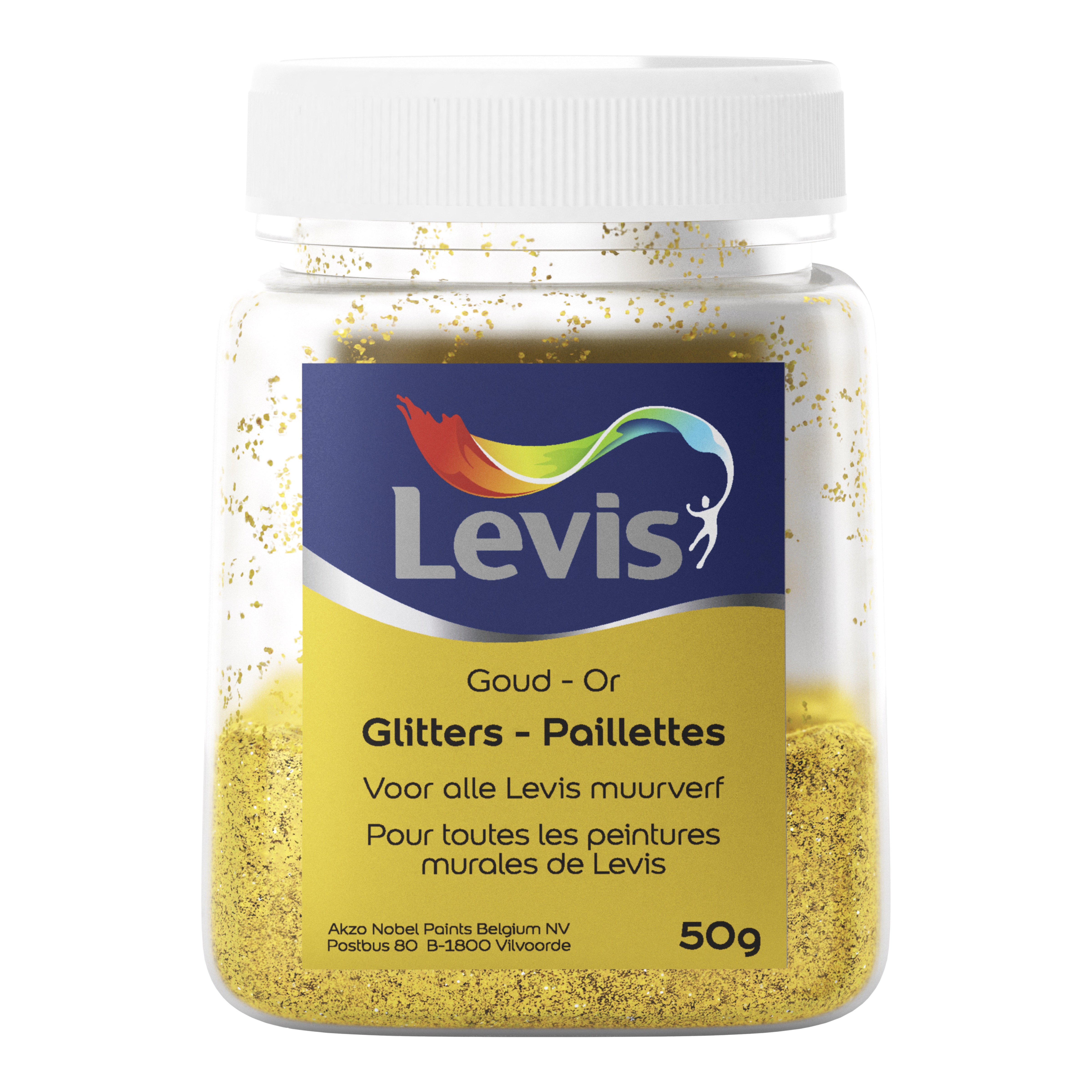 Additieven Glitters Voor Muurverf - Gold 50 Gr