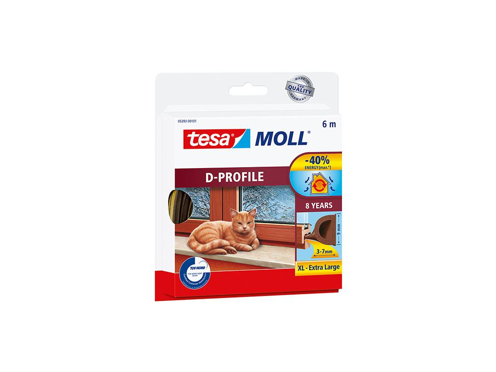TOCHTSTRIP TESAMOLL D-PROFILE BRUIN 6M