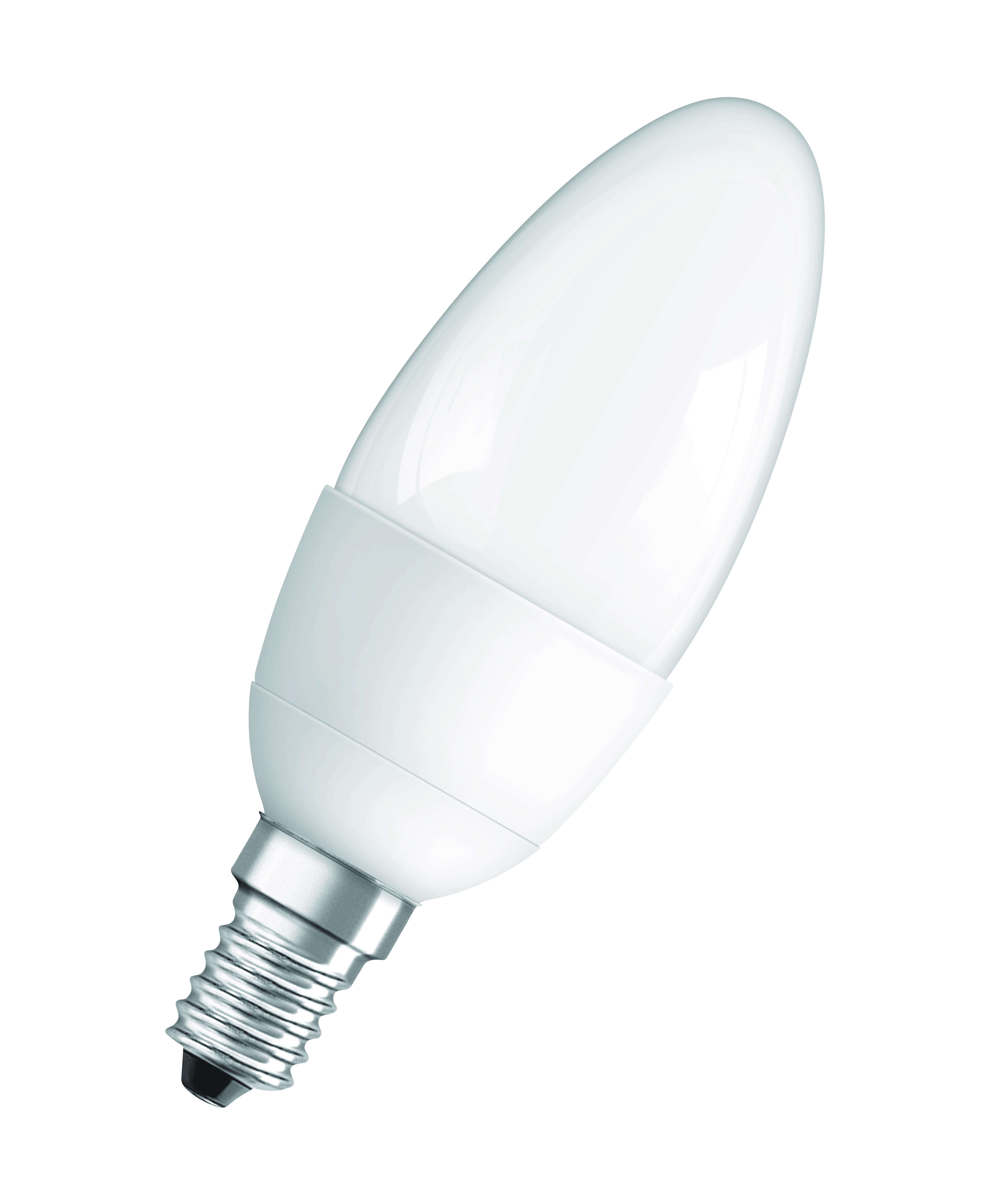 Ampoule Led Flamme E14 470lm 6w Blanc Chaud - 2pc