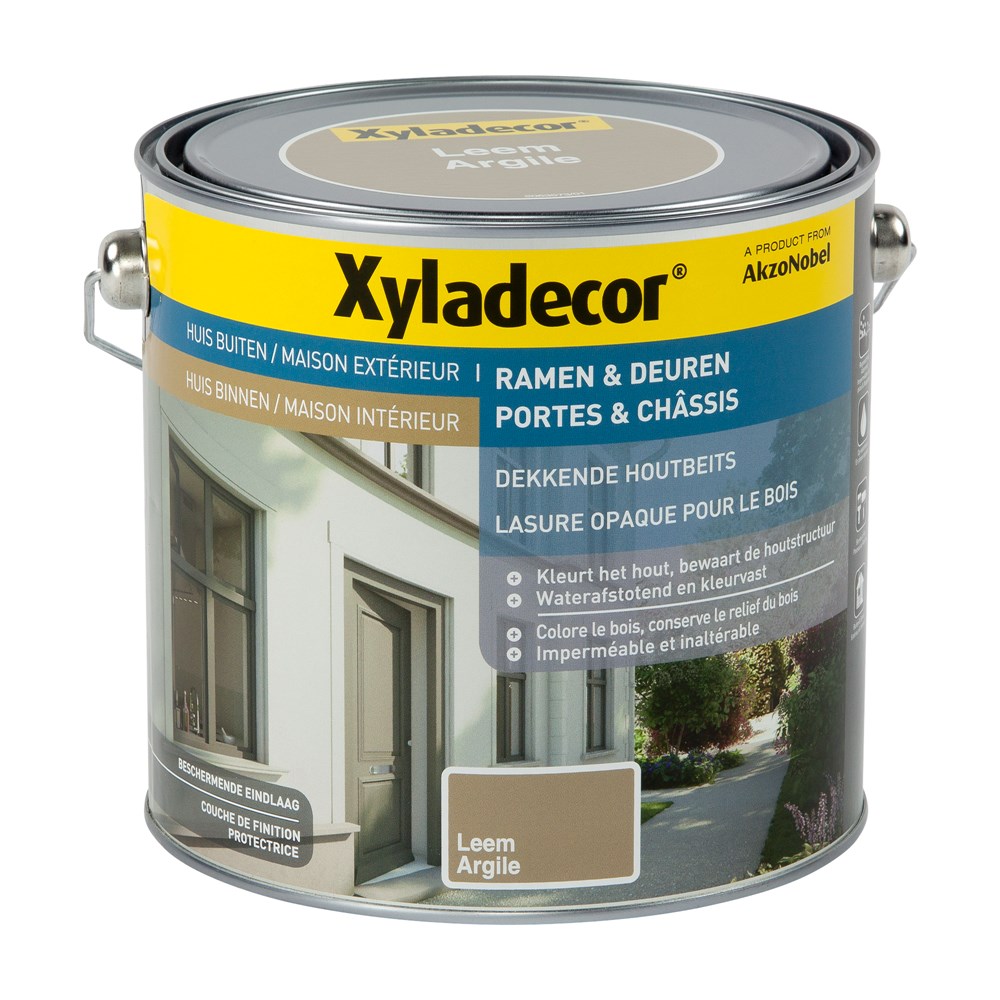 Dekkende Beits Voor Ramen & Deuren Leem 2,5l