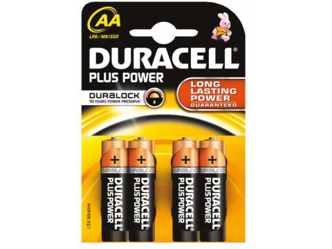 Batterij Duracell 'plus Power'- Type Aa / Lr6