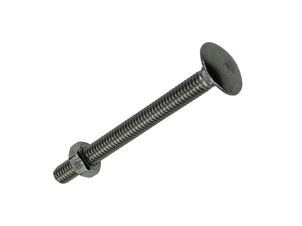 HOUTBOUTEN+MOEREN ROESTVRIJSTAAL M6X60MM - 2ST