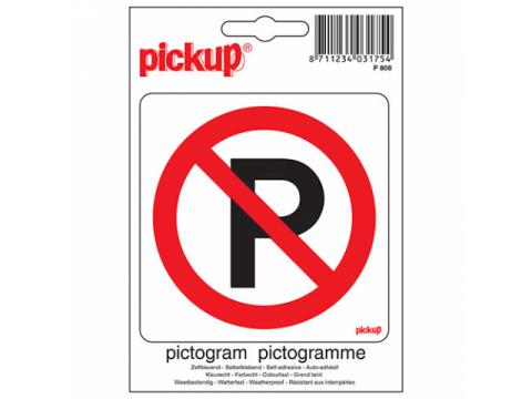 Pictogram 10x10cm Parkeren Verboden