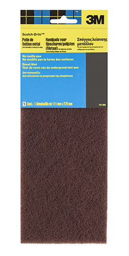 Handpad Voor Fijnschuren/polijsten Van Metaal 111x279mm