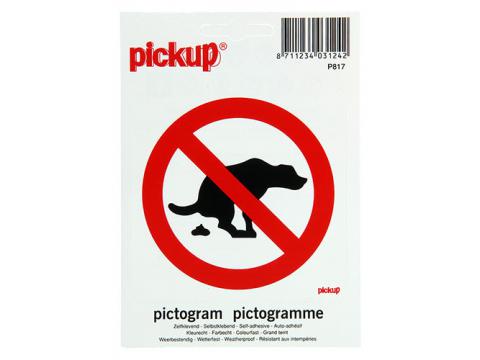 Pictogram 10x10cm Geen Hondepoep